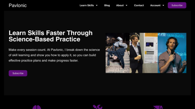 Pavlonic Homepage May 2025